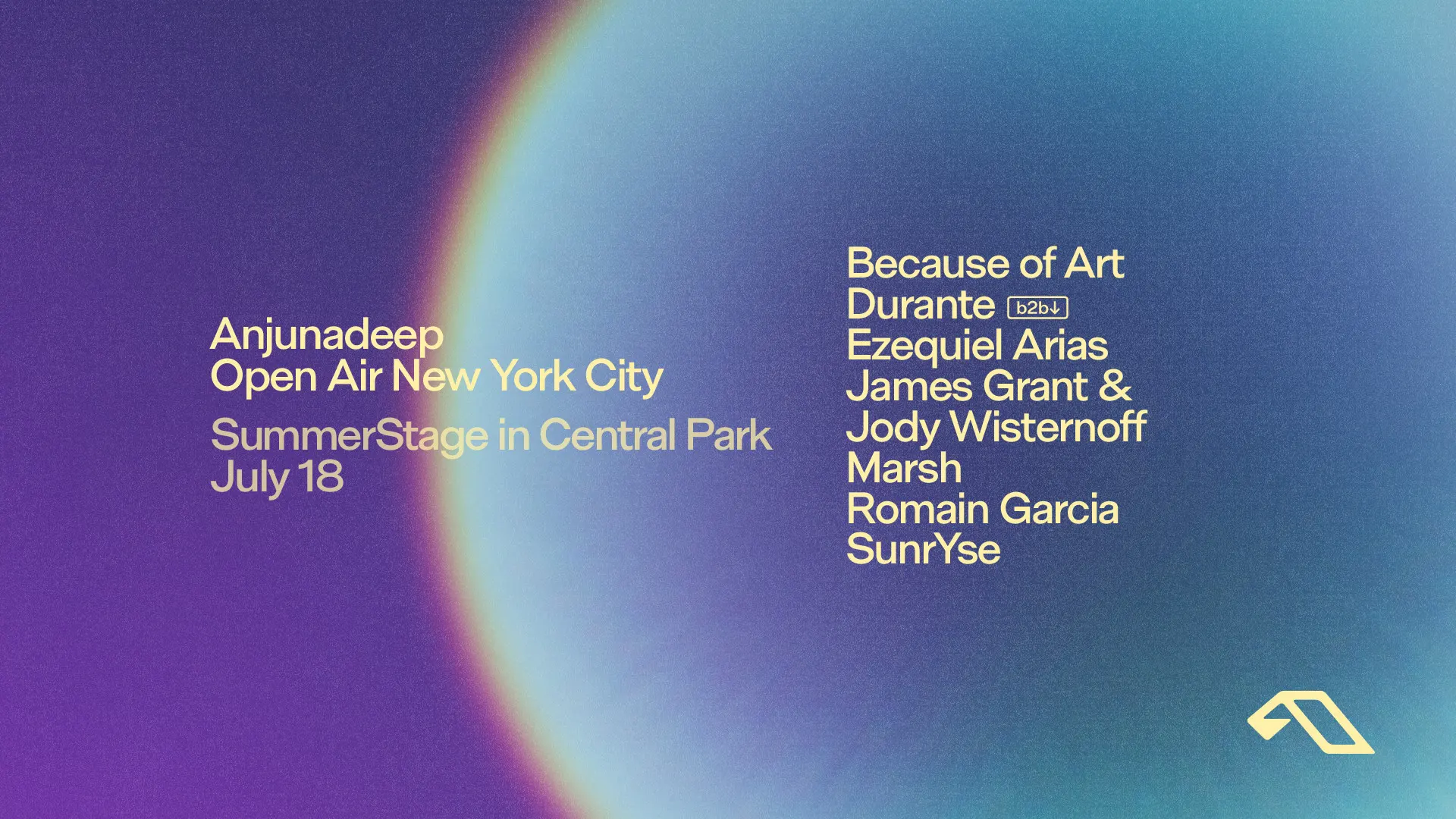 Anjunadeep Open Air New York City